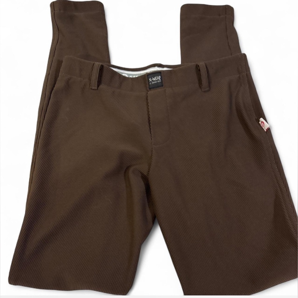 Devon-Aire X-Wear Brown Riding Breeches Pants SML 26x28 Equestrian Riding